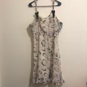 Sourpuss Doll parts chiffon dress